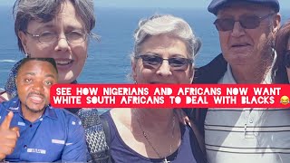 See How Nigerians and other Africans are now Supporting White South Africans to deal with Blacks 😂 [upl. by Lednahs]