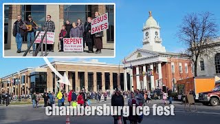 Sharing Our Faith At The Ice Festival Jesus Makes Us Whiter Than Snow [upl. by Camel]