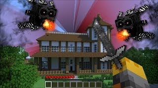 GIANT VOID CREATURES APPEAR IN MY HOUSE IN MINECRAFT  Minecraft Mods [upl. by Itnuahsa]