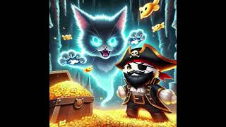 Captain Catbeard The Feline Treasure Hunter cat cute funny [upl. by Jordana]