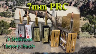 Testing every 7mm PRC factory load I could find [upl. by Flossy]