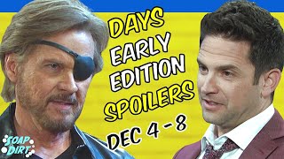 Days of our Lives Early Spoilers Dec 4  8 Patch wont Stop amp Stefan Plots days daysofourlives [upl. by Rayburn]