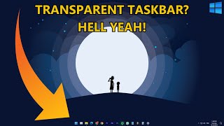 How to make Taskbar Transparent on Windows 11 [upl. by Telimay]