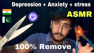 ASMR Removing Your Depression amp Anxiety l Stress Negative Energy Plucking l Hindi ASMR [upl. by Ezaria]