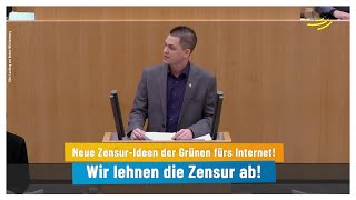 Grüne wollen das Internet zensieren und die Opposition abschalten AfD MdL Klecker [upl. by Newel]