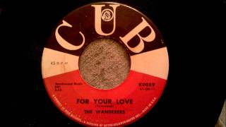 Wanderers  For Your Love  Beautiful Early 60s Doo Wop Ballad [upl. by Eldwon127]