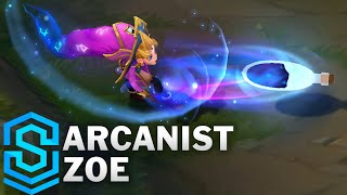 Arcanist Zoe Skin Spotlight  League of Legends [upl. by Kwei]