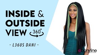 Motown Tress Synthetic Hair 360 HD Lace Wig  L360S DANI  EBONYLINECOM [upl. by Euqininod220]