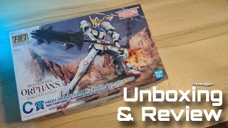 Bandai  Prize C HG 1144 Gundam Barbatos Solid Clear  Unboxing amp Review [upl. by Nnitsuj]