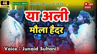 Ya Ali Maula Haider  Junaid Sultani  Morfata Qawwali 2024 [upl. by Ramed]