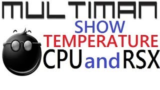 MULTIMAN Show temperature CPU RSX PLAYSTATION 3 Как включить температуру в Мультимане [upl. by Oisinoid]