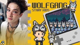 STRAY KIDS  WOLFGANG OT8 【8bit  Videogame ver】 [upl. by Winikka]