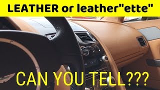 Leather or quotLeatherettequot  Can you tell the difference What is your car interior made of [upl. by Yblocaj152]