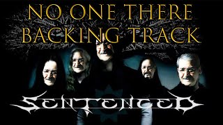 Sentenced  No One There Guitar Backing Track With Vocals [upl. by Tirb]