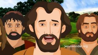 Bible stories for kids  Jesus Christ Raises Lazarus from the Dead  Hindi Cartoon Animation [upl. by Arrik]