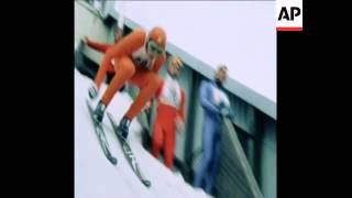 SYND 13 3 78 SKI JUMPING COMPETITION IN OSLO WON BY EAST GERMAN [upl. by Onyx223]