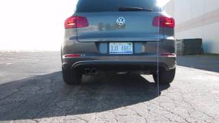 Volkswagen Tiguan Stage 2 with APR Downpipe amp Borla Exhaust  Rev [upl. by Ahsekyw338]