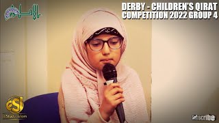 Group 4 • Childrens Qirat Competition Derby 2022 [upl. by Adnak]