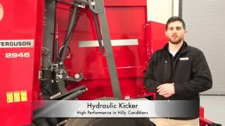 Hesston by Massey Ferguson 2900 Series Round Baler Overview [upl. by Enilarak]