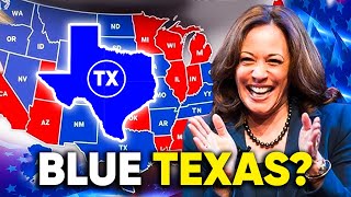 Texas Turning BLUE Early Voting Signals Big Surge for Kamala Harris in 2024 [upl. by Audrie373]