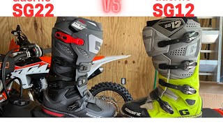 Gaerne SG22 vs Gaerne SG12 [upl. by Kulsrud]