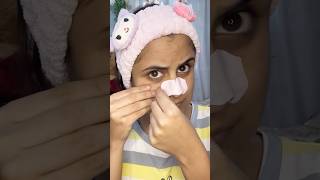 Trying viral Nose strip for blackheads and whiteheads viralproducts skincare skincareroutine [upl. by Aeirdna]