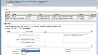 Oracle BI Publisher  Scheduling [upl. by Treboh]