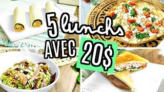 FAIRE 5 LUNCHS AVEC SEULEMENT 20 [upl. by Brynna]