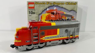 LEGO Trains  LEGO Santa Fe Super Chief Limited Edition Set Review [upl. by Budwig]