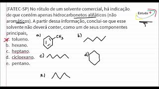 Compostos aromáticos e não aromáticos [upl. by Rolyks]