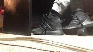 Adidas questar flow shoeplay at desk [upl. by Drobman]