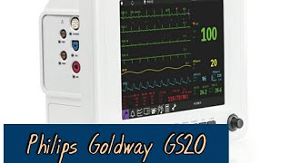 Philips Goldway GS20  Multiparamonitor  Features specification and operation of Patient monitor [upl. by Vudimir]