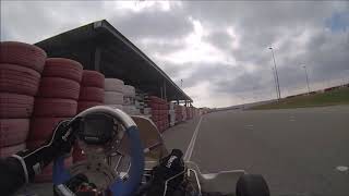 Mikel Azcona GoKart Onboard  Kz2 Circuito de Navarra [upl. by Notlew933]