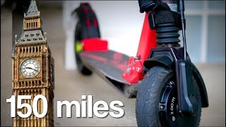 150 Mile Review  ELECTRIC SCOOTER in LONDON Zoom Stryder EX [upl. by Mears809]