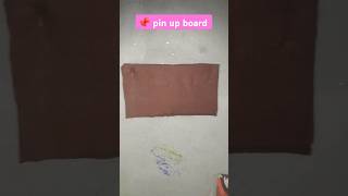 diy display board easy way of making pinboard diy craft homemade [upl. by Saerdna]