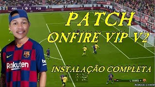 PATCH ONFIRE INSTALAÇÃO PASSO A PASSO  PES 2018  XBOX 360 [upl. by Adlin]