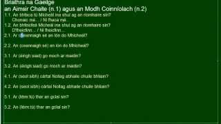 an Aimsir Chaite agus an Modh Coinníollach  Gramadach na Gaeilge [upl. by Nosak]