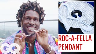 SAINt JHN Shows Off His Insane Jewelry Collection  On the Rocks  GQ [upl. by Jeggar]