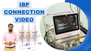 IBP Connection video Patient monitor IBP videoICU Patient monitor IBP short video [upl. by Tap]