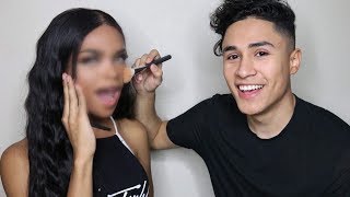 BOYFRIEND DOES MY MAKEUP [upl. by Hammock]