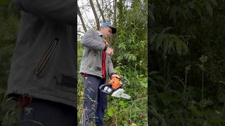 STIHL  MS 180 запуск на холодну [upl. by Cathy]