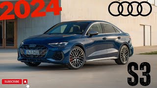 2024 AUDI S3 Sedan FACELIFT I Luxury Sport Sedan [upl. by Ellynad]