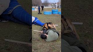 Police dog training😮 K9 Malinois attack in a muzzle GUARDODESSA Odessa Ukraine [upl. by Alyal]