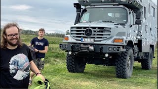 Island im MB Zetros 4x4 GRAND TOUR Zetros Expeditionsmobil  Goðafoss  EXPEDITION ICELAND 18 [upl. by Hammerskjold]