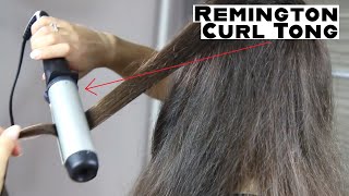 Remington Ci5338 Pro Big Curl Tong unboxing first look amp test [upl. by Rolland]