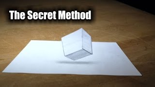 How To Draw In 3D  Secret Drawing Trick Revealed [upl. by Frodi]