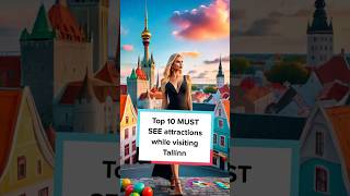 Top 10 MUST SEE attractions while visiting Tallinn shorts tallinn estonia [upl. by Erastes]