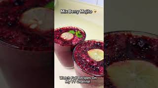 Mix berry mojito by Humera’skitchenskills cookingskills recipe trending viralshort [upl. by Chloras]