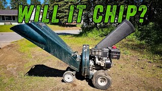 Craftsman Wood Chipper 85hp Will it run  Carb Work  How to Sharpen Blades [upl. by Aitnis]