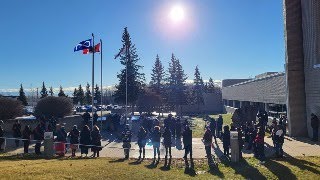 Lac La Biche Metis Flagraising [upl. by Ymassej]